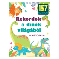 Rekordy zo sveta dinosaurov náučná kniha s nálepkami