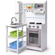 Rohová kuchynská súprava s plastovými košmi - Woodyland