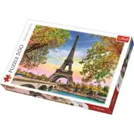 Romantický Paríž 500ks-ové puzzle - Trefl
