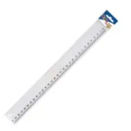 Rovné plastové pravítko 30 cm