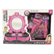 Ružový set krásy s príslušenstvom, so svetlom a zvukom