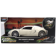 Rýchlo a zbesilo: 2011 Bugatti Veyron kovový model auta 1/24 - Jada Toys