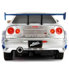 Rýchlo a zbesilo: RC Brian´s Nissan Skyline GT-R (BNR35) na diaľkové ovládanie 1/24 - Simba Toys obrázok 5