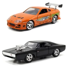 Rýchlo a zbesilo: Twin Pack Dodge Charger R/T a Toyota Supra kovové vozidlá 1/32 - Simba Toys obrázok 2
