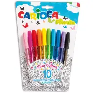 Sada farebných guľôčkových pier Fiorella 10ks - Carioca 