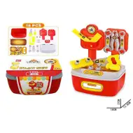 Sada náradia v zásobníku s príslušenstvom 18 ks