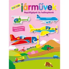 Samolepkové vozidlá - Lietadlá a helikoptéry samolepková kniha