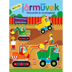 Samolepkové vozidlá - Nákladné autá a pracovné stroje samolepkový zošit