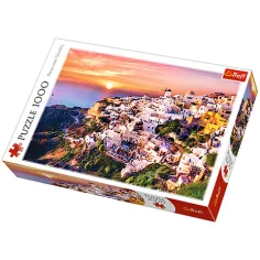 Santorini západ slnka 1000 ks puzzle - Trefl