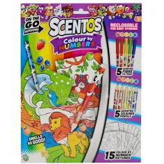 Scentos Farbiteľný číslicový maľovanka obrázok 1