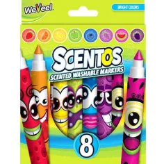 Scentos voňavé jasne farebné fixky 8ks