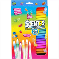Scentos voňavé, jemné fixky, 20 ks