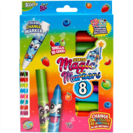 Scentos Voňavé magické, farebne meniace sa fixky - 8 ks