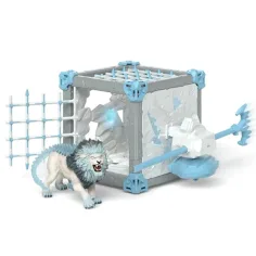 Schleich: Eldrador BattleCave – Ľadový lev herný set (42766)