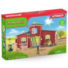 Schleich: Farm World - Hospodársky dvor s maštalou a zvieratami herná súprava (42606)