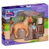 Schleich: Horse Club Emily súprava na starostlivosť o koňa (42797)