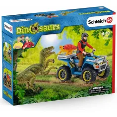 Schleich: Útek s quaddom pred Velociraptorom set (41466)