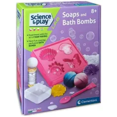 Science&Play: Sada na výrobu mydla a kúpeľových bômb - Clementoni