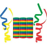 Serpentíny v 4 farbách 3 x 18 ks