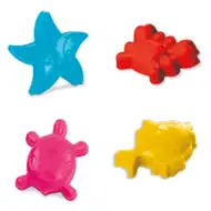 Set do pieskoviska, morské živočíchy 4 dielny set