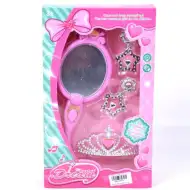 Set krásy s hudobným zrkadlom, náhrdelníkom a náušnicami