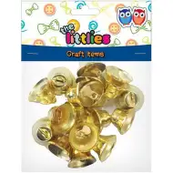 Set zlatých zvonov 20mm 18ks