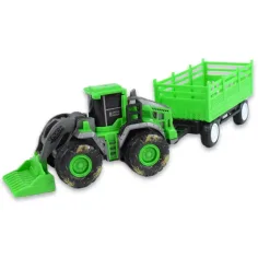 Simulation Vehicle: 3-dielny set s pracovným strojom s blatnatým kolesom obrázok 4