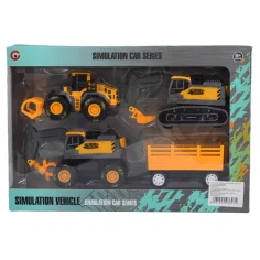Simulation Vehicle: Pracovný stroj s blatovým kolesom vo viacerých verziách, 3-dielny set obrázok 7