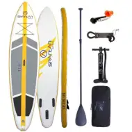 Sivo-oranžový set SP-320 SUP Stand Up Paddle 320 cm - Spartan