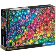 Sklenené gule ColorBoom Collection 1000ks puzzle s plagátom - Clementoni