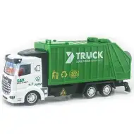 Smetiarske nákladné auto s naťahovacím pohonom, so svetlom a zvukom 1/48
