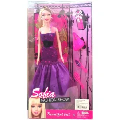 Sofia Fashion Show cestujúca bábika s extra šatami a kufríkom, 2 verzie obrázok 5
