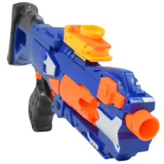 Soft Bullet Gun: Manuálna zbraň s otočným zásobníkom a nábojmi 44cm obrázok 3