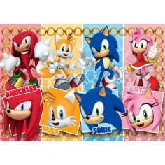 Sonic a priatelia 60ks maxi supercolor puzzle - Clementoni obrázok 2