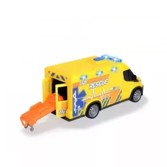 SOS Iveco záchranné auto so zvukom a svetlom 18cm - Dickie Toys obrázok 2