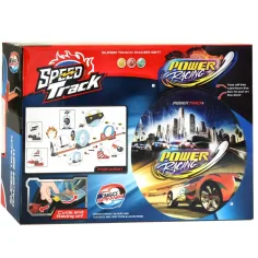 Speed Track 20-dielna pretekárska dráha so slučkou a autom 1/64 obrázok 3
