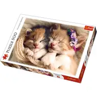 Spiace mačiatka: 500 ks Premium puzzle - Trefl