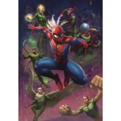 Spiderman a jeho hrôzostrašní nepriatelia HQC 1000ks puzzle - Clementoni obrázok 2