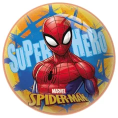 Spiderman gumená lopta 14 cm dve verzie obrázok 3