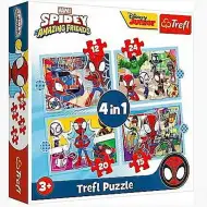 Spiderman s priateľmi 4v1 puzzle set - Trefl
