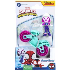 Spidey a jeho úžasní priatelia: Ghost-Spider, hrdinská figúrka na motorke - Hasbro