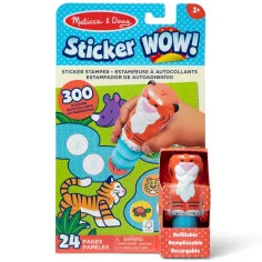 Melissa&Doug: Sticker WOW! Pečiatkovač na nálepky – Tiger – Spin Master