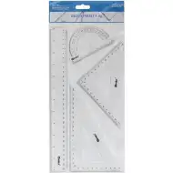 Spirit: 4 dielny set s 30 cm rovným pravítkom