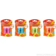 Spirit: Bobo plastové strúhadlo s 2 dierami v rôznych farbách 1ks v balení