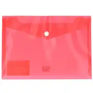 Spirit: Červený transparentný obal na dokumenty A/5