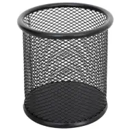 Spirit: Čierny kovový držiak na ceruzky 9x10cm