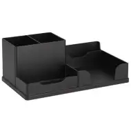 Spirit: Čierny stolový organizátor 16,5 x 10 cm