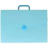 Spirit: Classic pastelovo-modrý priečinok na dokumenty s rukoväťou A4