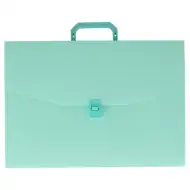 Spirit: Classic pastelovo-zelený priečinok na dokumenty s rukoväťou A4