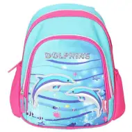 Spirit: Delfíny zaoblená školská taška, batoh 24x13x31cm